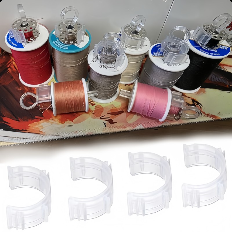 Embroidery Thread - 64 supports de bobines transparents pour