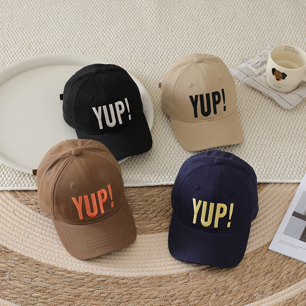 Embroidery Letter - Casquette de baseball pour enfants, garçons