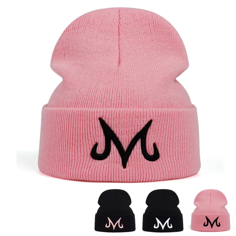 Embroidery Letter M - Bonnets unisexes avec broderie lettre M,