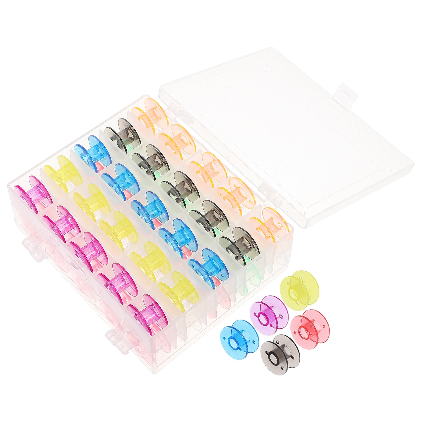 Embroidery Thread - 50 bobines de machine à coudre