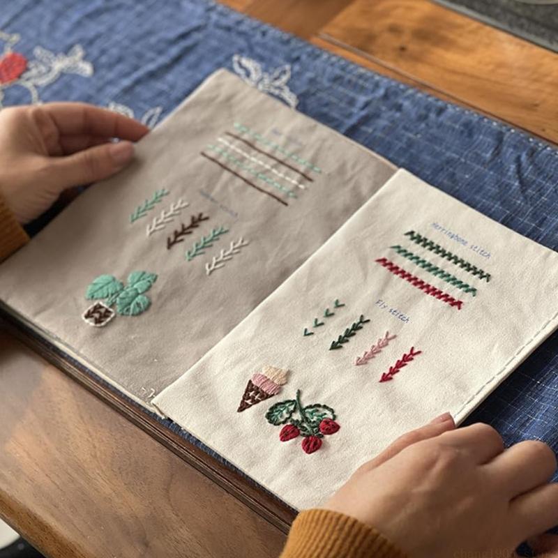 Embroidery Guide Book - QX2E – guide broderie tissu fait