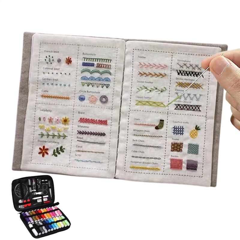 Embroidery Guide Book - Livre de points de broderie, guide