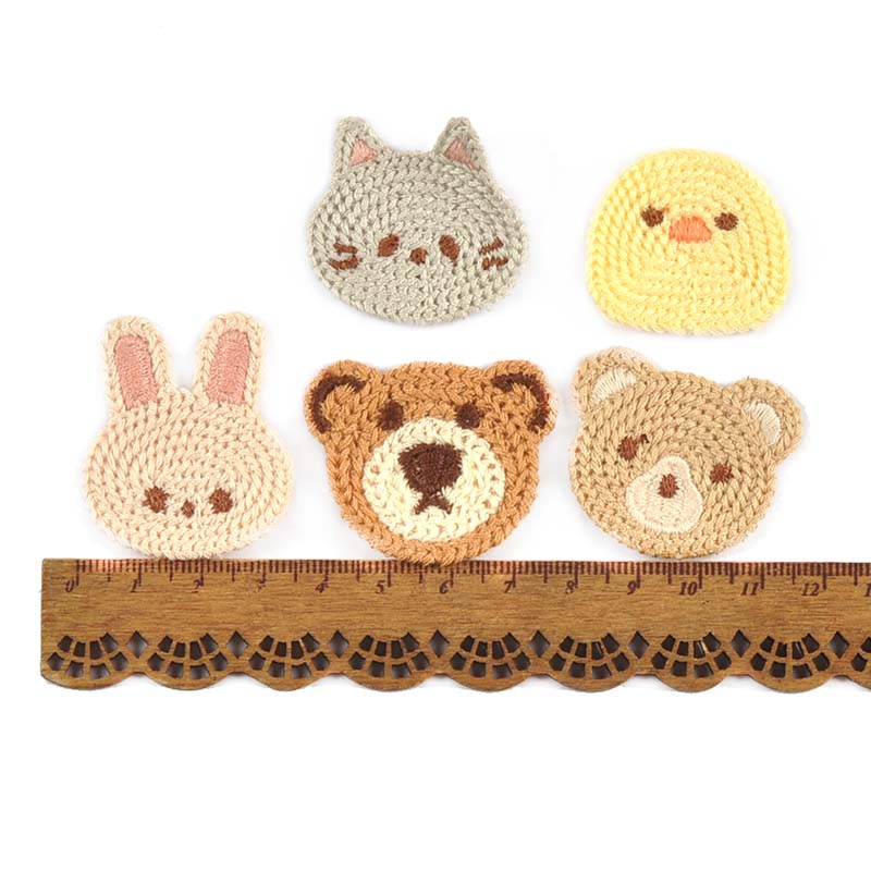 Patchs de Broderie Ours/Chat/L - Embroidery Letter M avis et prix