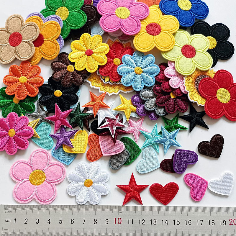 2-10 pièces fleur fer sur patc - Embroidery Letter M avis et prix