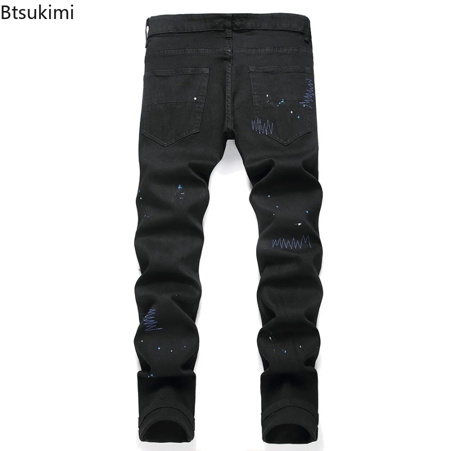 Nouveau Jean en Denim Extensib - Embroidery On Jeans avis et prix