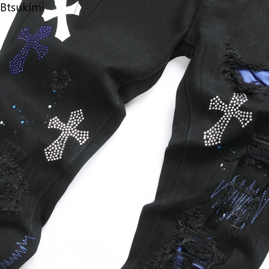 Nouveau Jean en Denim Extensib - Embroidery On Jeans avis et prix