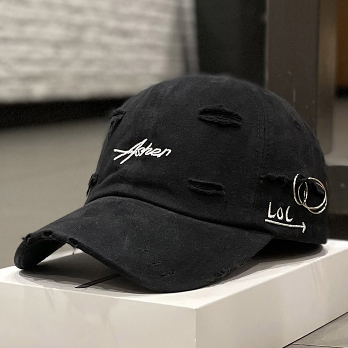 Casquette de baseball style pu - Embroidery Ring Sizes avis et prix
