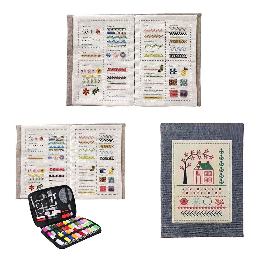 Livre de points pour bricolage - Embroidery Guide Book avis et prix