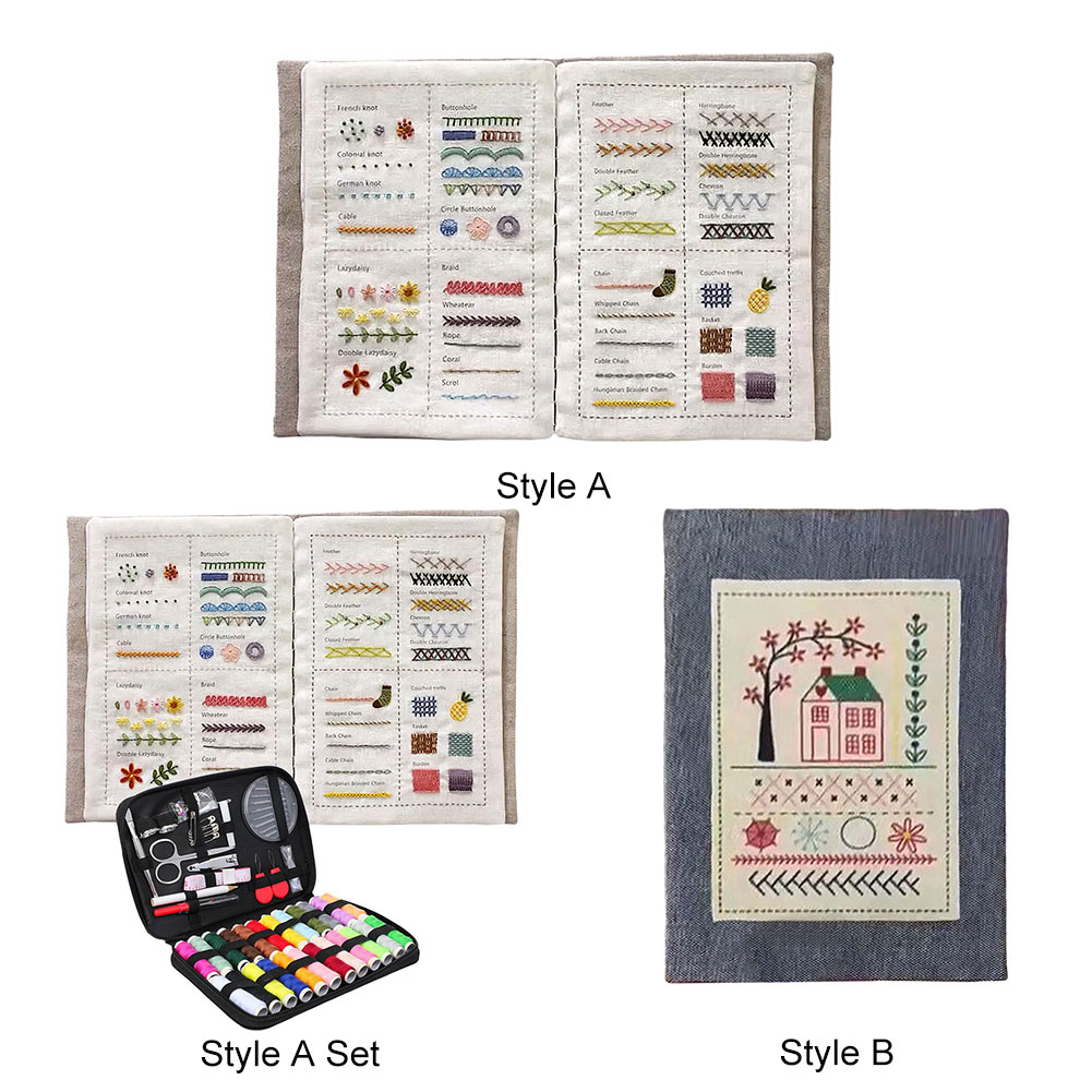Livre de points pour bricolage - Embroidery Guide Book avis et prix