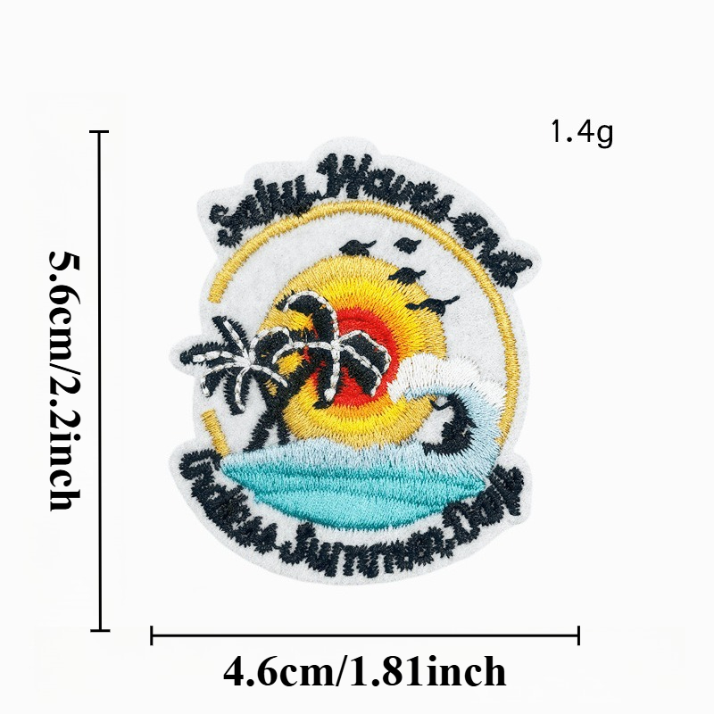 Été chaud Hawaii plage fleur s - Embroidery Letter M avis et prix