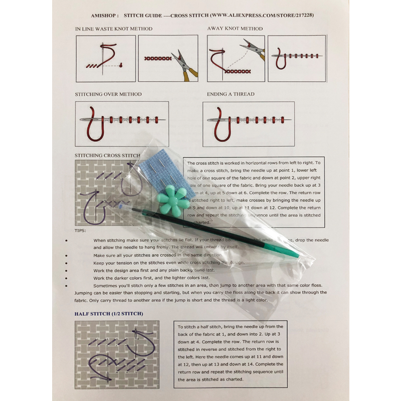 Serene – kit de point de croix - Embroidery Garden avis et prix