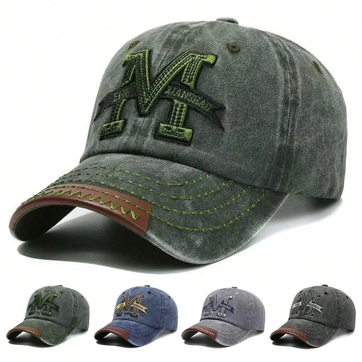Casquettes de baseball unisexe - Embroidery Letter M avis et prix
