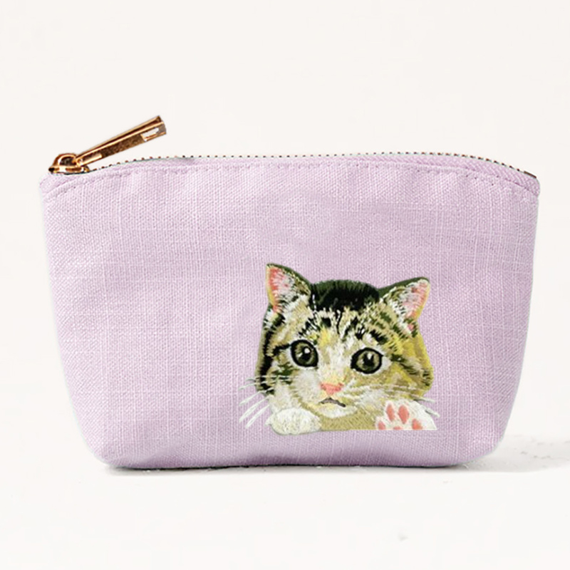 Nouveau porte-monnaie brodé ch - Embroidery Wallet avis et prix