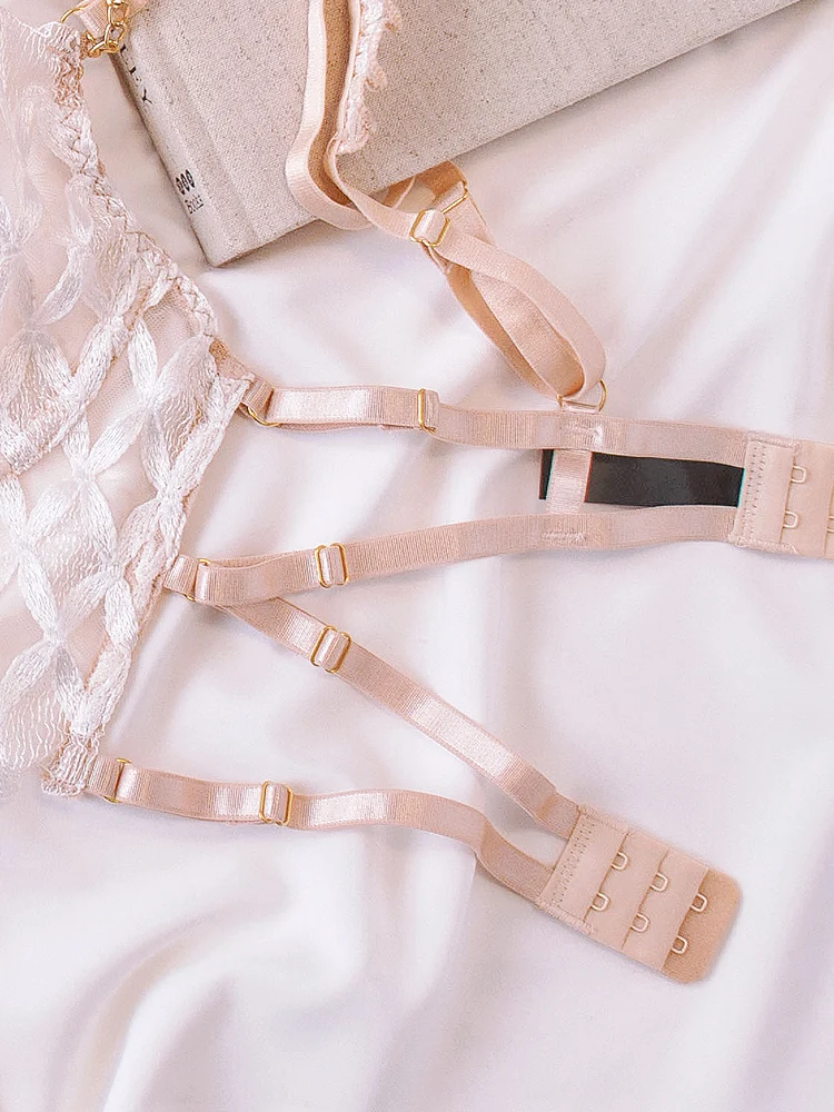 Bralette brodée en maille, sou - Embroidery Ring Sizes avis et prix