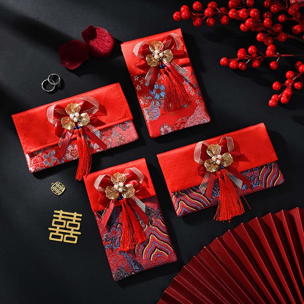 Nouvelle Enveloppe Rouge Broca - Embroidery Red avis et prix