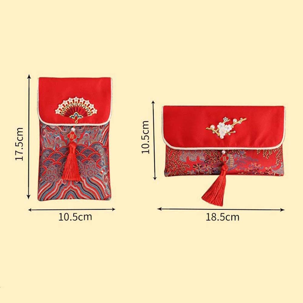 Nouvelle Enveloppe Rouge Broca - Embroidery Red avis et prix