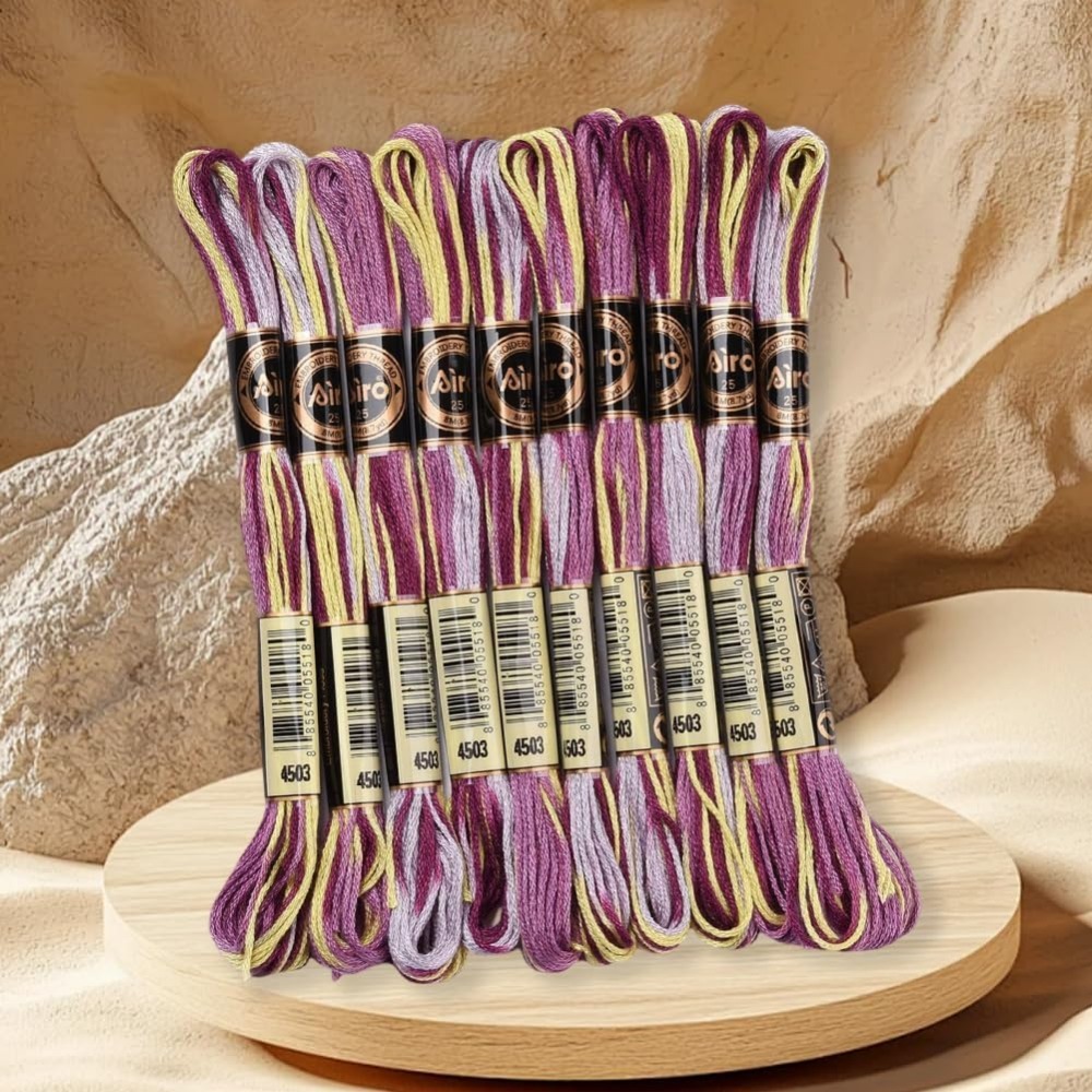 Fil à broder panaché violet, 6 - Embroidery Thread avis et prix