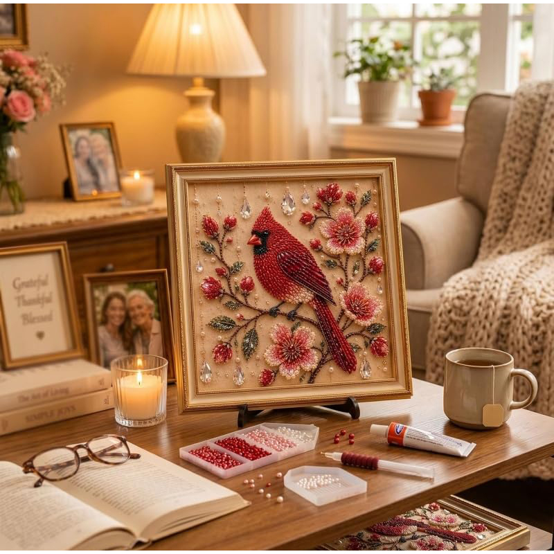 Kit d'art DIY Perles d'oiseaux - Embroidery Room avis et prix