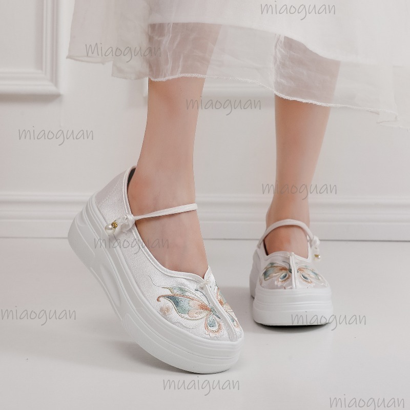 Chaussures Mary Janes à platef - Embroidery Fabric avis et prix