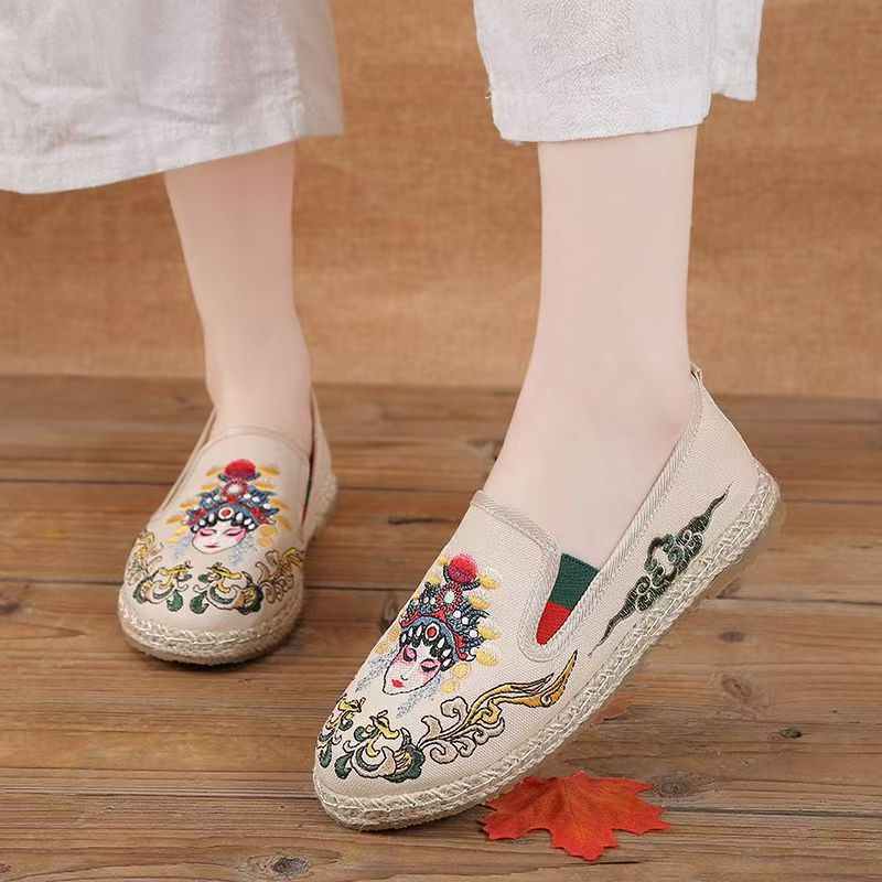 Chaussures en tissu brodé à se - Embroidery Fabric avis et prix