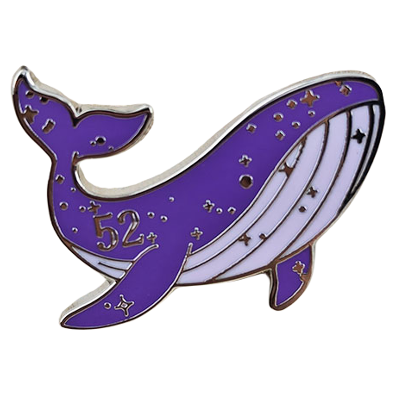 Kpop ARMY 52 Hertz Pin's en ém - Embroidery Whale avis et prix