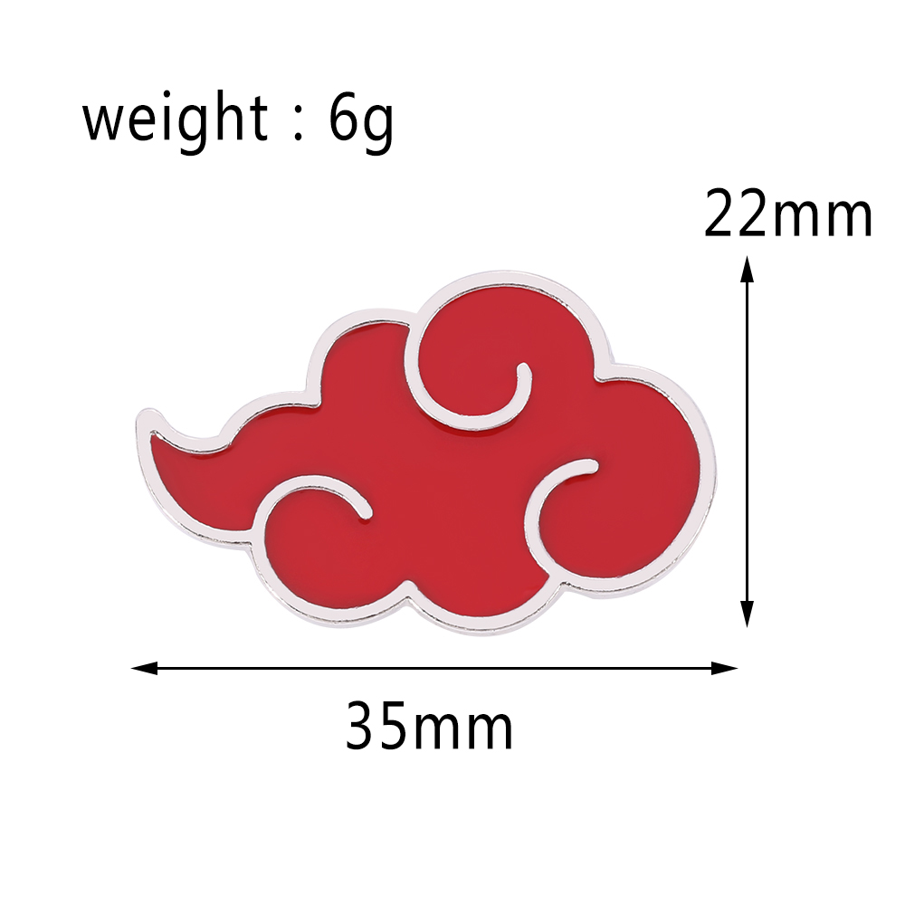 Broche Naruto Akatsuki, Épingl - Embroidery Red avis et prix