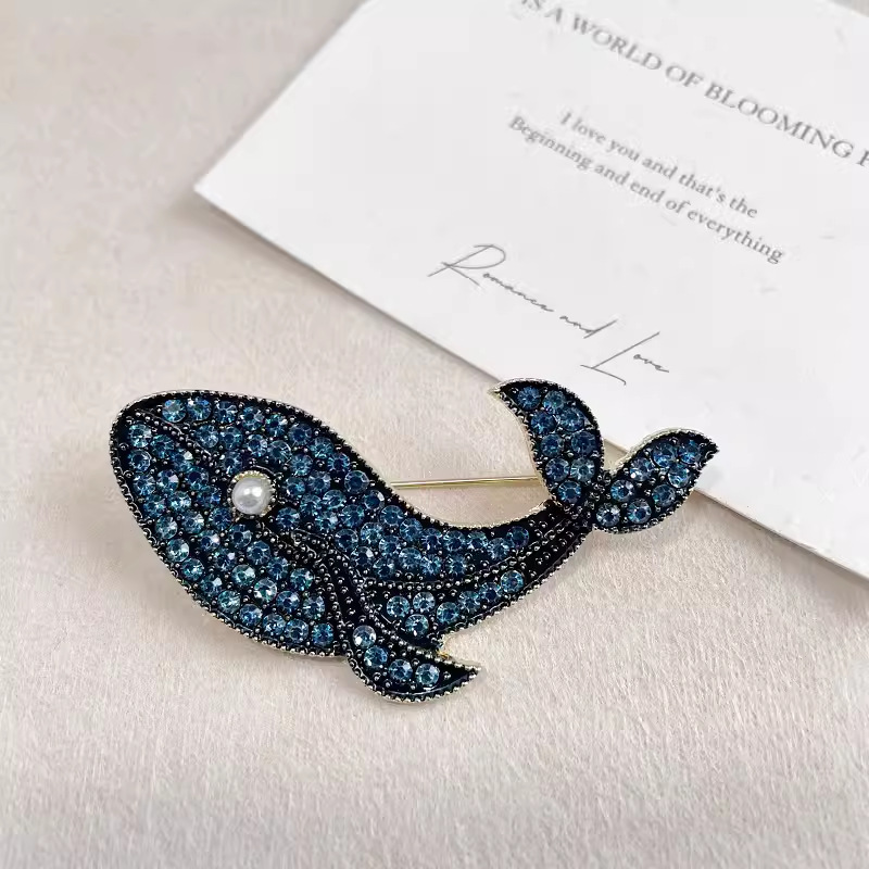 Broches de baleine bleue créat - Embroidery Whale avis et prix