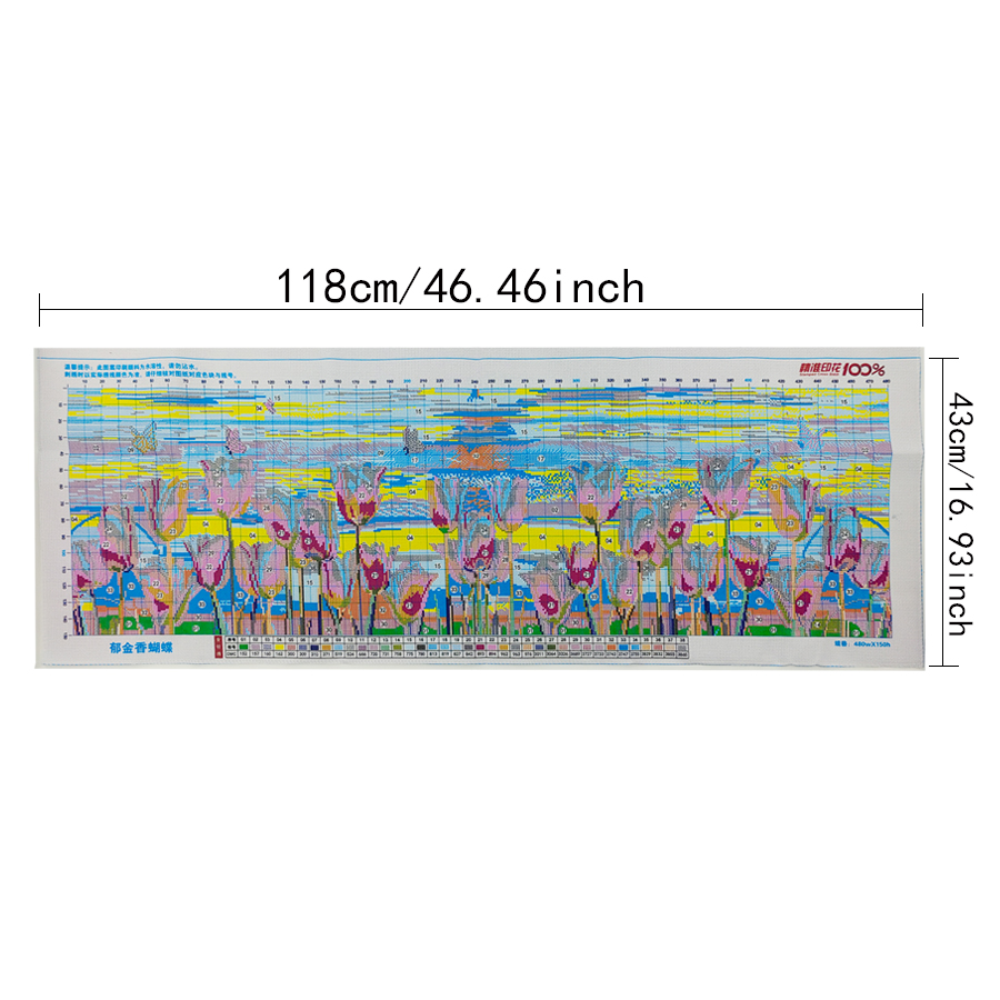 Kit de broderie au point de cr - Embroidery Garden avis et prix