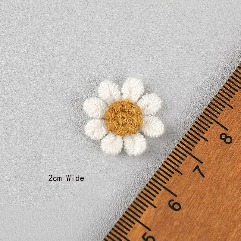 Patchs brodés de fleurs, 10 pi - Embroidery Letter M avis et prix