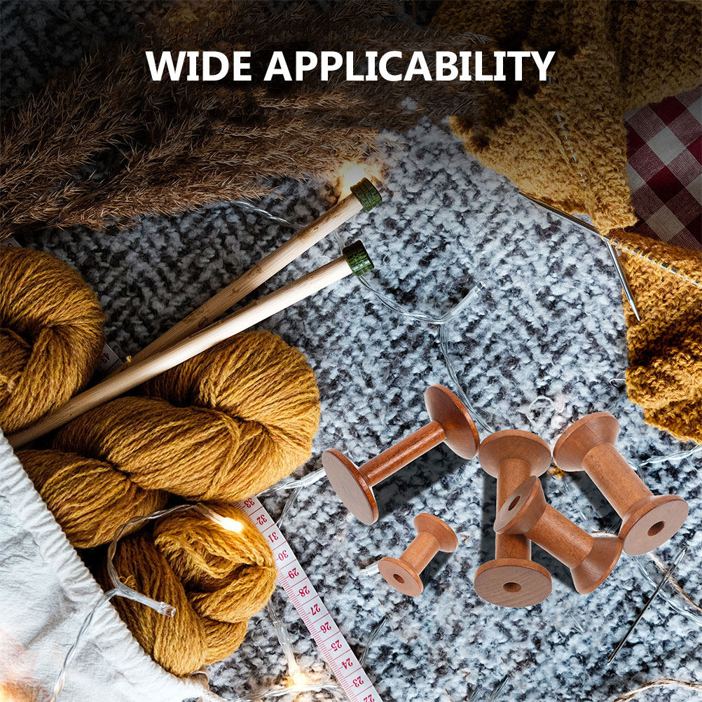 Ensemble de 7 bobines en bois, - Embroidery Thread avis et prix