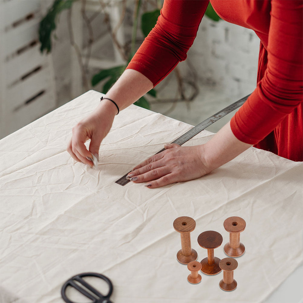 Ensemble de 7 bobines en bois, - Embroidery Thread avis et prix