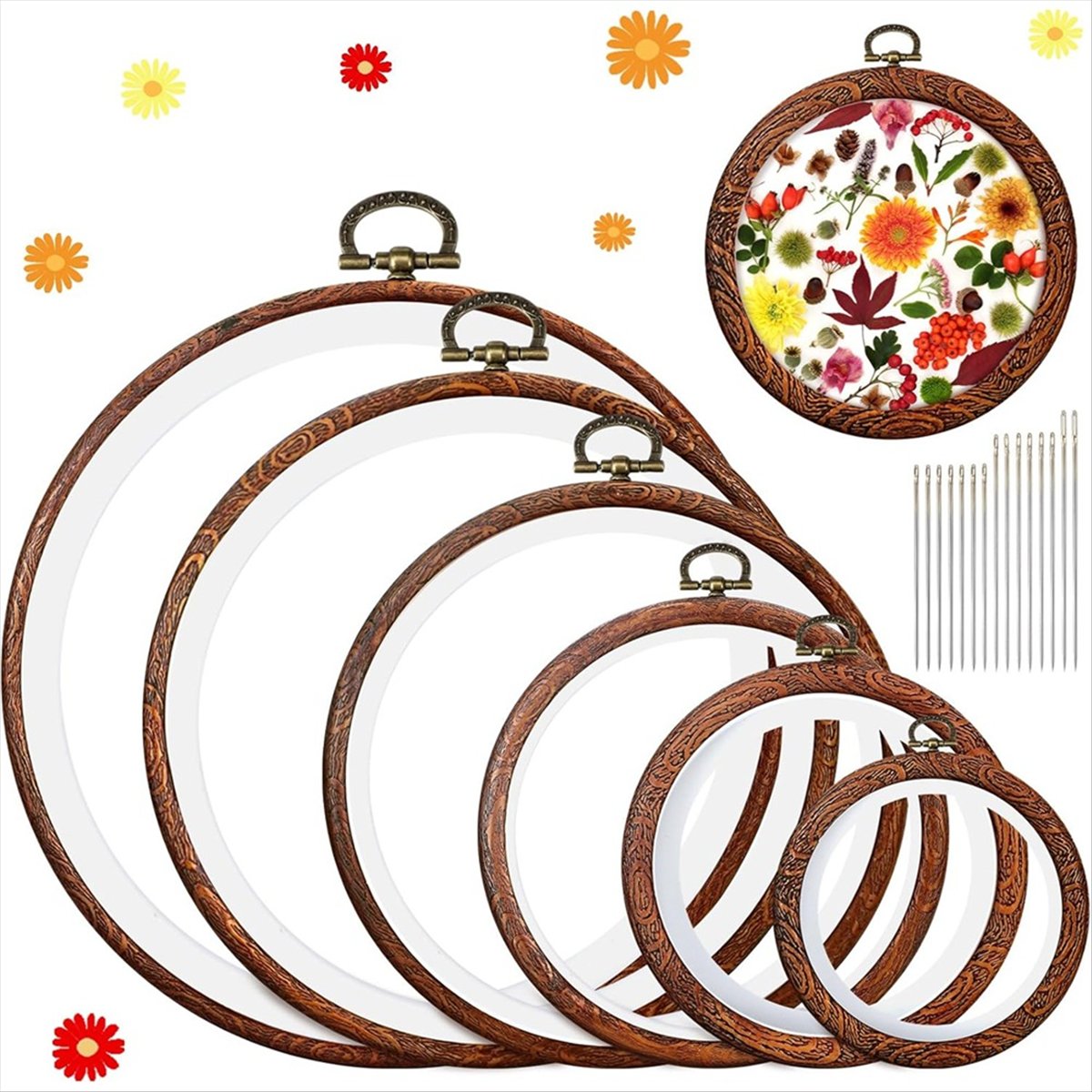 Cerceaux de broderie ronds en  - Embroidery Ring Sizes avis et prix