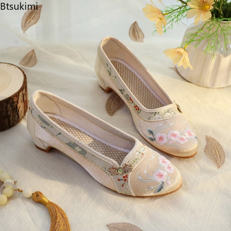 Nouvelles Chaussures pour Femm - Embroidery Fabric avis et prix