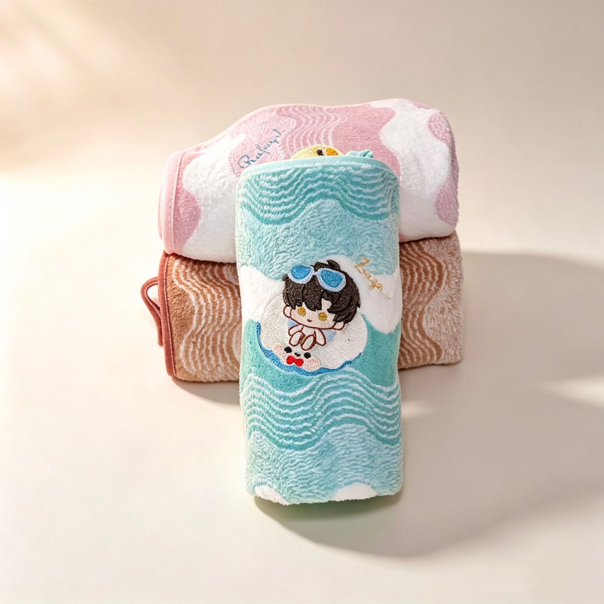Serviette de toilette en polai - Embroidery Thread avis et prix