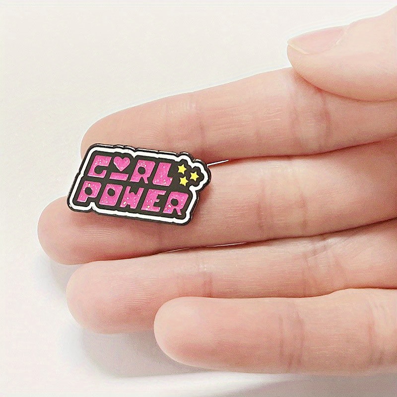 Broche de Phrase en alliage ro - Embroidery Letter M avis et prix
