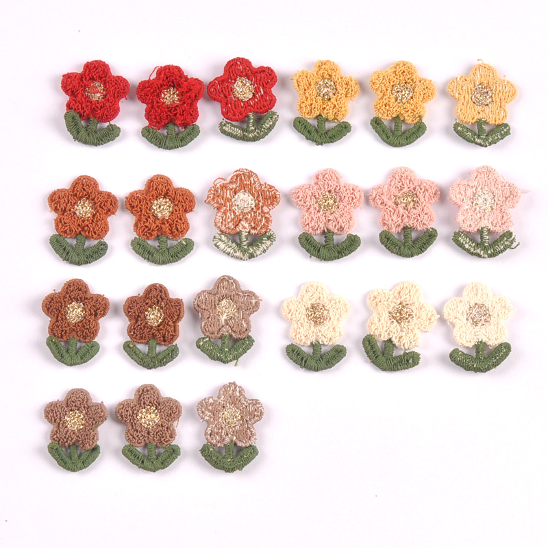 Lot de 10 appliques de fleurs  - Embroidery Letter M avis et prix