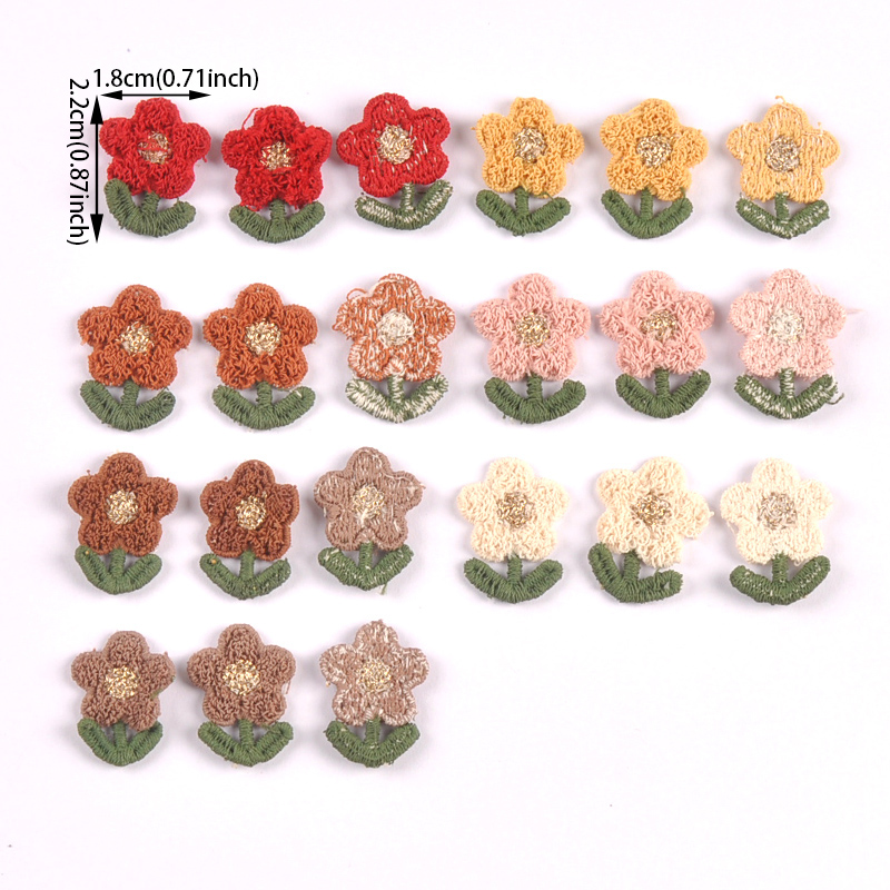 Lot de 10 appliques de fleurs  - Embroidery Letter M avis et prix