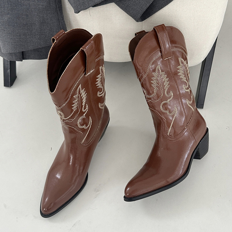 Liyke Designer vin rouge cuir  - Embroidery Red avis et prix