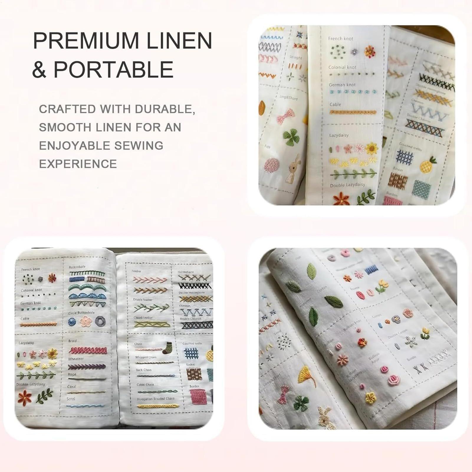 Livre de points de broderie Gu - Embroidery Guide Book avis et prix