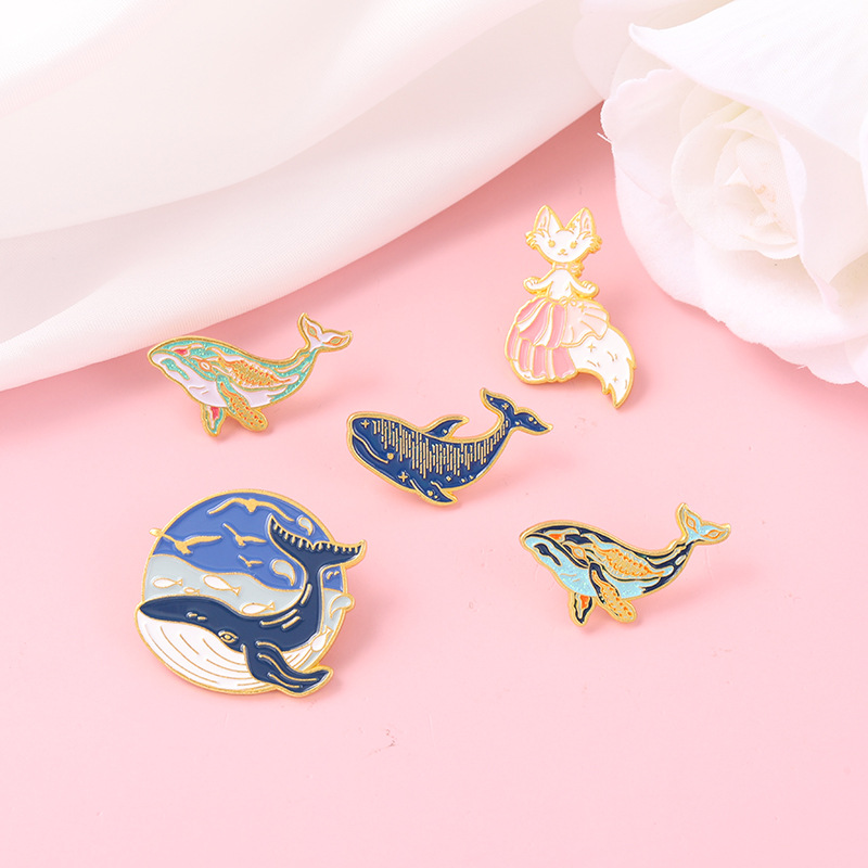 Broches de baleine à bosse rêv - Embroidery Whale avis et prix
