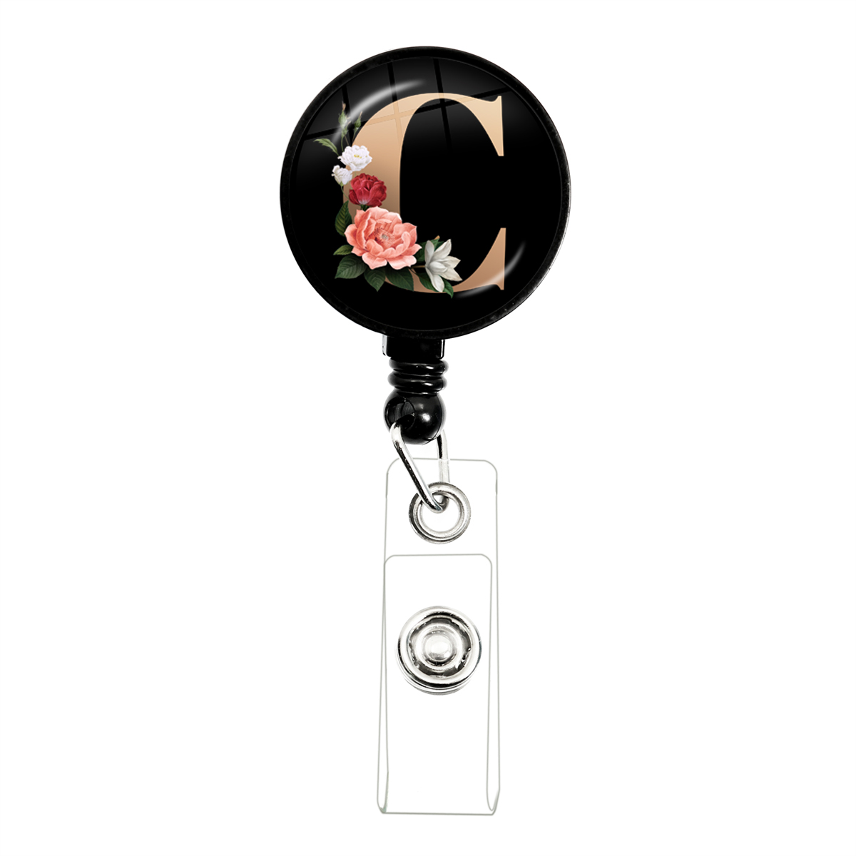 Pendentif Cabochon rond en ver - Embroidery Letter M avis et prix