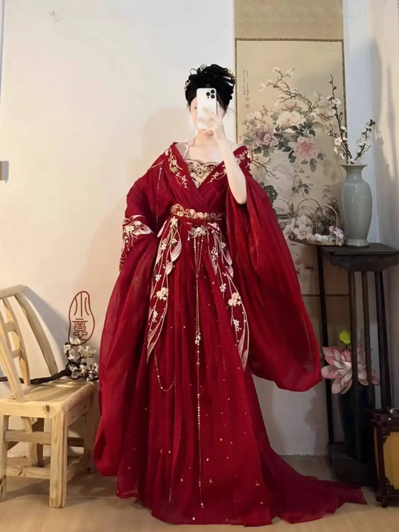 2025 chaud Guofeng déesse des  - Embroidery Red avis et prix