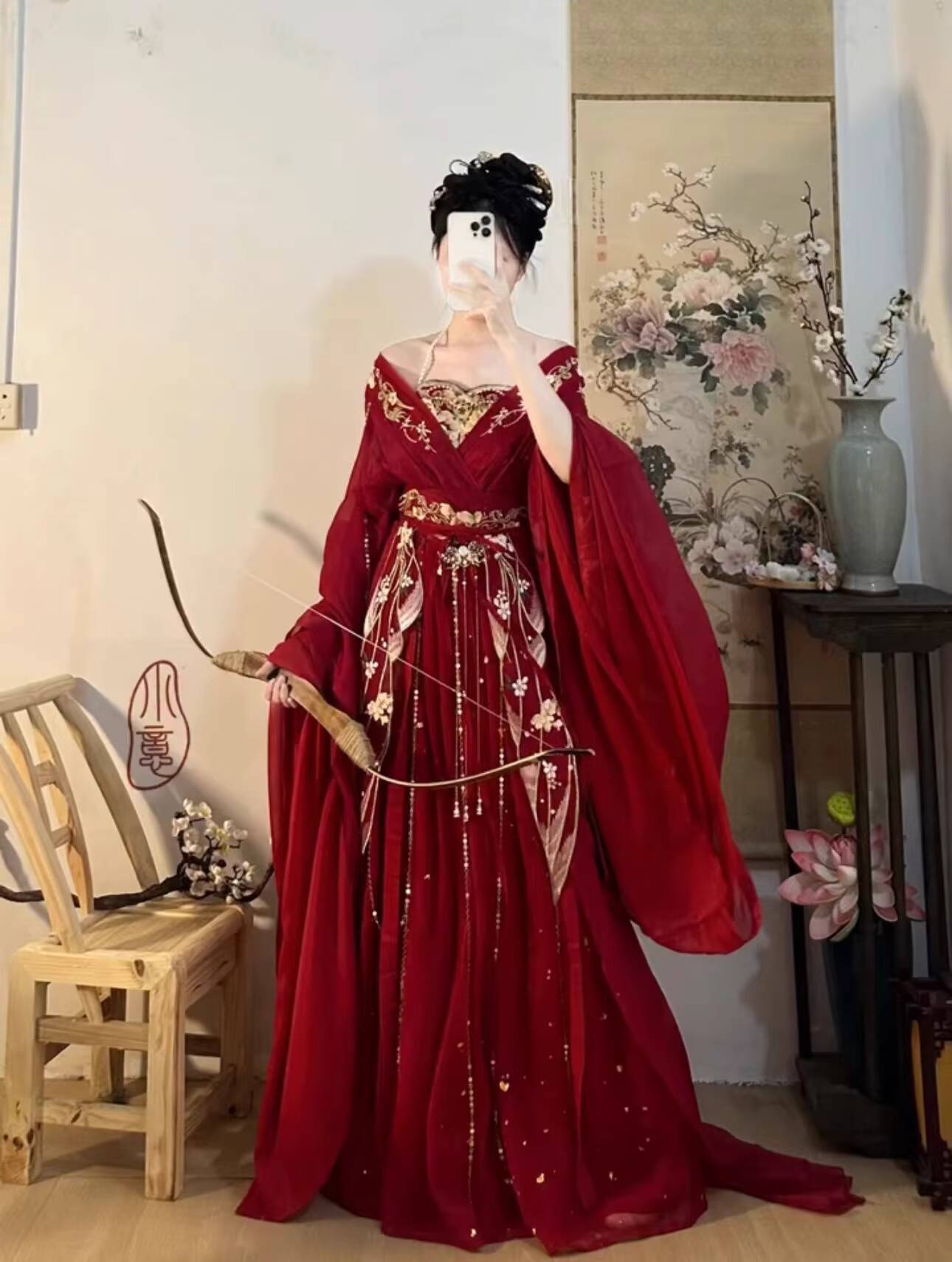 2025 chaud Guofeng déesse des  - Embroidery Red avis et prix