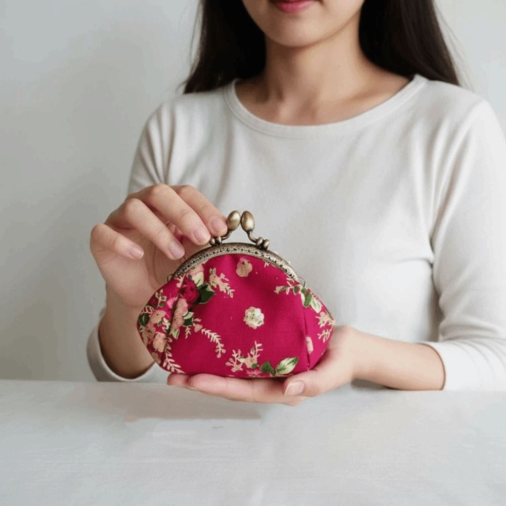 Porte-monnaie anti-perte à fer - Embroidery Wallet avis et prix