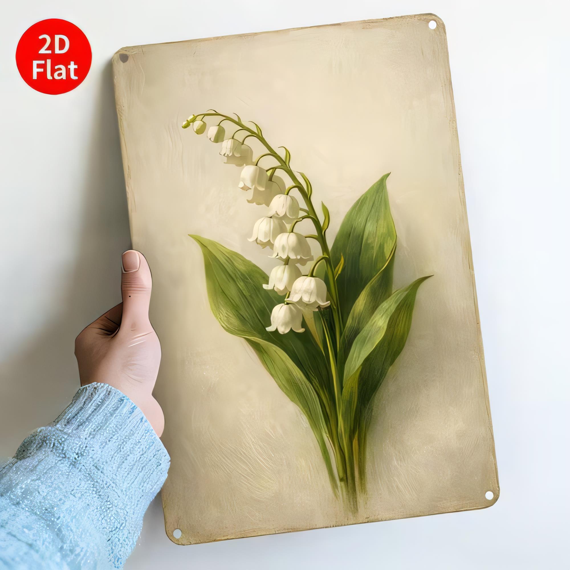 Plaque en métal vintage, motif - Embroidery Garden avis et prix