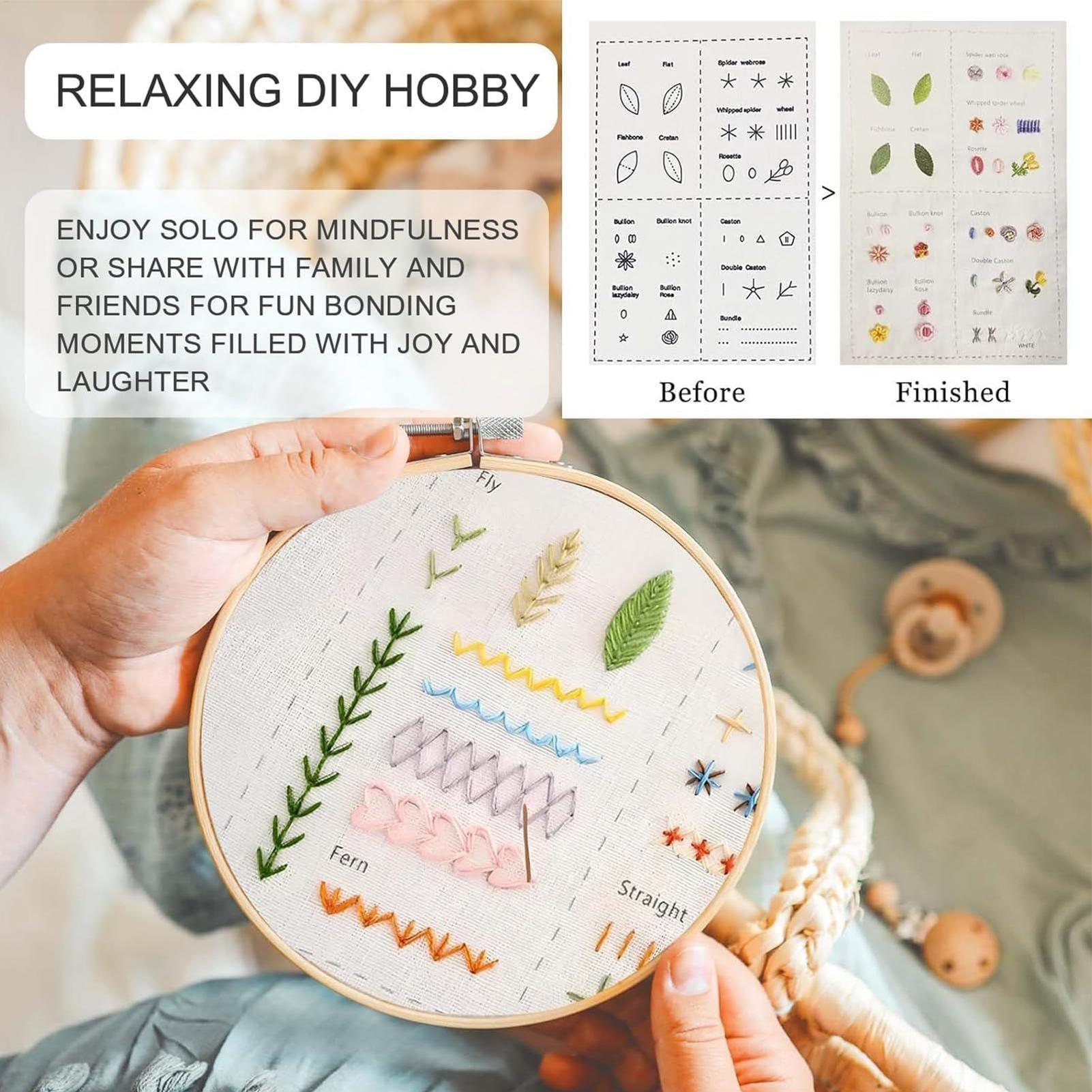 Livre de points de broderie, G - Embroidery Guide Book avis et prix