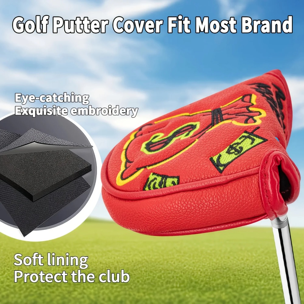 Housse de putter de golf |   H - Embroidery Red avis et prix