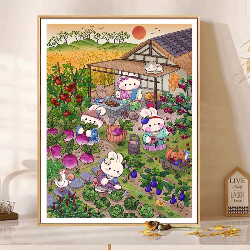 Lapins de jardin d'automne à f - Embroidery Garden avis et prix