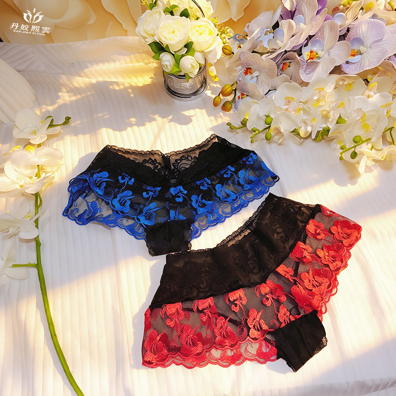 【1 pièce】lingerie femme ultra  - Embroidery Red avis et prix