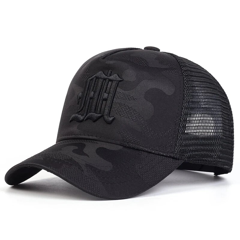 Casquettes en filet de basebal - Embroidery Letter M avis et prix